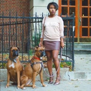 Bronze chrome tie up heel